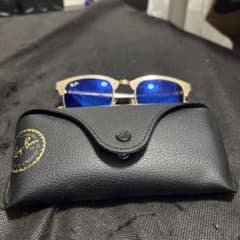 Ray-Ban 青色レンズ サングラス ケース付きのサムネイル