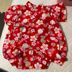 甚平 ロンパース 女の子のサムネイル
