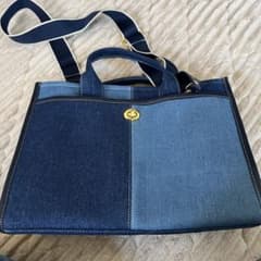 デニム 2way ショルダーバッグ ハンドバッグのサムネイル