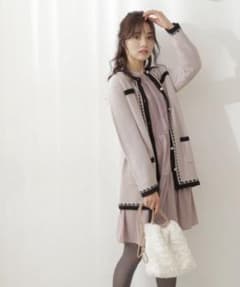 PROPORTION BODY DRESSING トリミングニットジャケットのサムネイル
