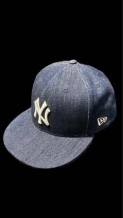 NewEra ニューヨークヤンキース デニム生地 キャップ 75thのサムネイル