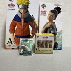 NARUTO 一番くじ　中忍試験編　うずまき　ナルト　シカマル　A賞　C賞のサムネイル