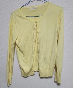 PROPORTION BODY DRESSING 長袖カーディガン イエローのサムネイル