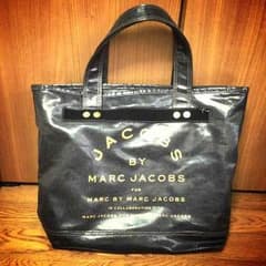 込)マークバイ トートバッグ デニム地 エナメルのサムネイル
