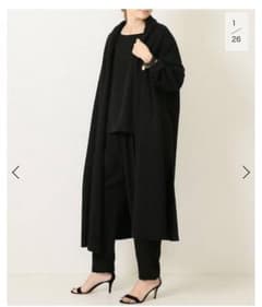新品 Deuxieme Classeスムースニットガウンコート♡のサムネイル
