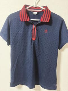 Munsingwear レディース ゴルフシャツ ネイビー LLのサムネイル