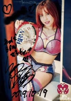 レア ❗️白川未奈 ポートレート⑥ 東京女子プロレス スターダム AEW