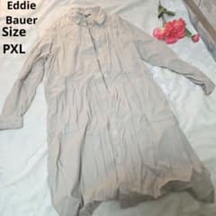 オシャレ⭐Eddie Bauer】ベージュ ロングコート サイズPXL - メルカリ