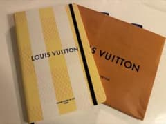 LOUIS VUITTON イエロー ストライプJane Notebook MMのサムネイル