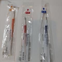 MUJI ゲルインキボールペン 替芯 0.38mm 3本セットのサムネイル