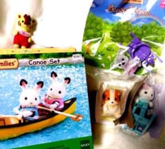 ★☆シルバニア☆★赤ちゃん　人形　カヌー　５点セット