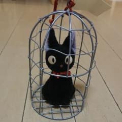 (⚫最終値下げ)ジジ ぬいぐるみ 魔女の宅急便 カゴ入り ジブリのサムネイル