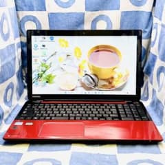 タッチパネル☆爆速SSD512&M12☆i7☆赤♪ブルーレイ&カメラ！Win11 タッチパネル☆快適SSD☆i7☆貴重赤ノートPC♪ブルーレイ&カメラ