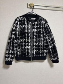 チェック柄長袖カーディガンのサムネイル