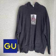 GU プルオーバーパーカー メンズ XL 黒 スターウォーズ 長袖 使用感ありのサムネイル