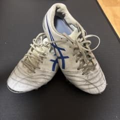 ASICS DS LIGHT サッカースパイク ホワイト ブルーのサムネイル
