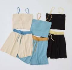 Kastane ニットキャミ&ショートパンツset ノベルティのサムネイル