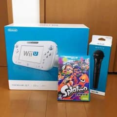 本日限定 wii u本体 スプラトゥーン マイクつきのサムネイル