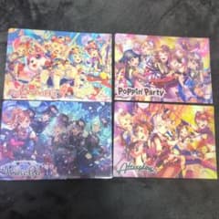 バンドリ！ ミニクリアファイル 4枚セットのサムネイル
