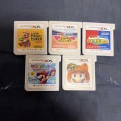 3DS ソフト マリオ系５本まとめ　動作確認済み