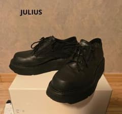 JULIUS プラットフォームシューズsize2 JULIUS プラットフォームシューズ 厚底 ダブルジップ | Mercari
