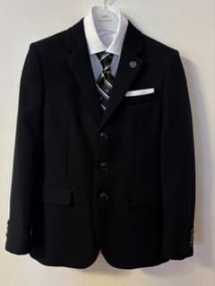 【美品】BEAMS DESIGN黒フォーマルスーツセット(150㎝)のサムネイル