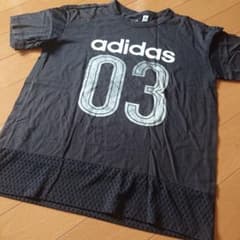 adidas 03 メッシュシャツ L 黒のサムネイル