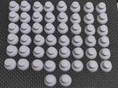 50個セット ゲームキューブコントローラー 交換用スティックキャップ グレーのサムネイル