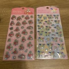 サンリオ ぷくっとシール マロンクリーム ウサハナ 2枚セットのサムネイル