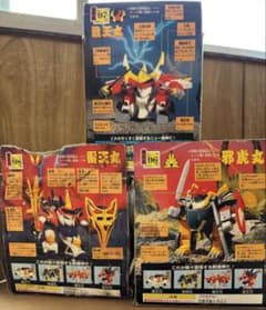 魔神英雄伝ワタル 魔神大集合マシンコレクション　［未組立］邪虎丸、戦王丸、雷王丸 魔神英雄伝ワタル 魔神大集合マシンコレクション ［未組立］邪虎丸、戦