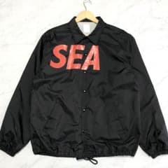 ✨希少デザイン✨ウィンダンシー コーチジャケット バックビッグロゴ 両面プリント ✨希少デザイン✨ウィンダンシー コーチジャケット バックビッグロゴ