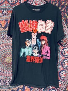 幽遊白書 Tシャツ ブラックのサムネイル