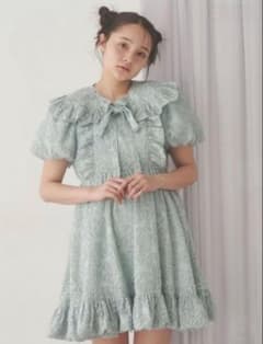 merry jenny ♡ flowerジャガードミニワンピース＋つけ襟 m90548748716_1.jpg?1781488540