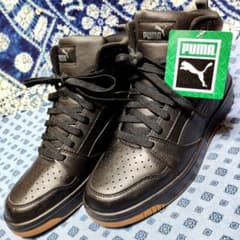 【新品未使用】PUMA リバウンド V6 26.0cm ブラック スニーカー