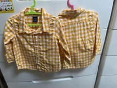 babyGap チェック柄シャツ 80cm 12-18ヶ月　双子のサムネイル