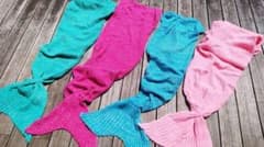 ブランケット　マーメイド　人魚　大人サイズ　4点セットのサムネイル