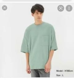 GU ルーズフィットT 5分袖　Tシャツのサムネイル