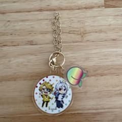 アクリルキーホルダー　カラフルピーチ　どぬく　たっつんのサムネイル