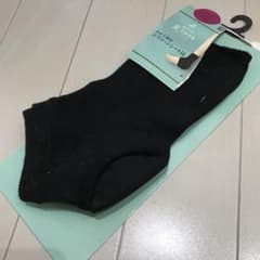 新品　トゥレス　ソックス　黒のサムネイル