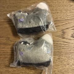 ぬいぐるみ マスコット 2個セット 狐狐のぬいぐるみ　ボールチェーン付きのサムネイル