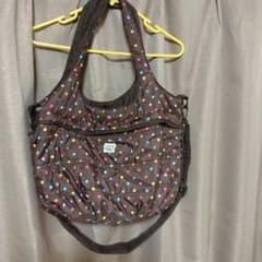 もか様専用☆rough　ふわふわショルダーバッグ（水玉）のサムネイル