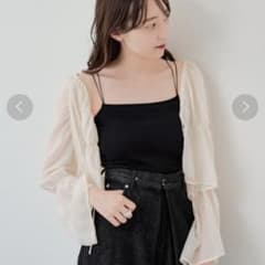 Kastane 前後2WAYシャーリングシアーブラウスのサムネイル
