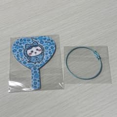 치이카와 표범 무늬 미니 미러키링
