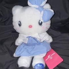 ユニバーサルスタジオ ハローキティ ぬいぐるみ青デニムのサムネイル