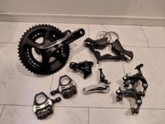 SHIMANO シマノ 105 5800系 2×11速 コンポセット ブラック① - メルカリ