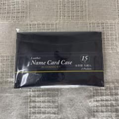 名刺入れ BLOOMSBURY 革製 ブラック NN8006B 7×12×1cmのサムネイル
