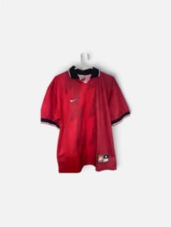 NIKE ナイキ ヴィンテージ ポロシャツ レッド Mのサムネイル