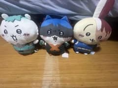 僕のヒーローアカデミア×ちいかわ　めちゃもふぐっとぬいぐるみ 全3種コンプリートのサムネイル