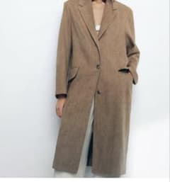 ZARA ロングコート ブラウン Mサイズのサムネイル