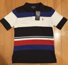 Polo Ralph Lauren子供用ボーダーポロシャツ　紺/青/白/赤/水色のサムネイル